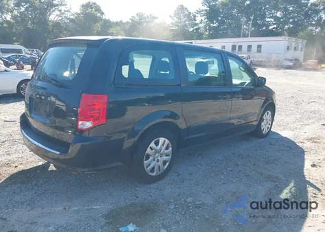 2016 Dodge Grand Caravan American Value Pkg из США, поврежденный, VIN 2C4RDGBG5GR252342